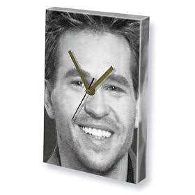 VAL KILMER - Canvas Clock (A5 - Signed by the Artist) #js002