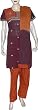 Kameez Salwar Printed Cotton Womens Dress Size S (slk363a)