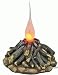 Flicker Campfire Night Light Lamp with Excellent Detail 5.5 (Great Gift Idea)