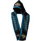 Jacksonville Jaguars Black Hooded Knit Scarf