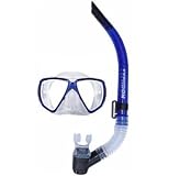 from Typhoon Typhoon Adult Silicone Mask & Snorkel set Blue