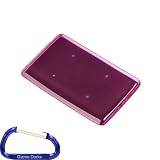 Gizmo Dorks Rubberized TPU Crystal Skin (Hot Pink) Case and Carabiner Key Chain for the Barnes and Nobles Nook