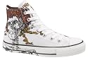 Converse Chuck Taylor All Star Canvas High Top Grateful Dead Skull and Roses White 106013F
