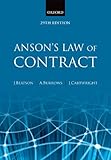 Anson's law of contract