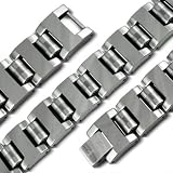 Tungsten Carbide Bracelet with satin finished center Length: 8.5 Width: 15mm Weight: 127g