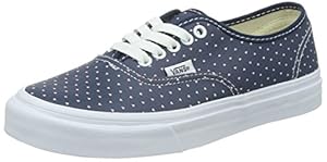 Vans Authentic Lo Pro Shoe - Women's (Micro Hearts) Dress Blues/True White, Mens 9.0/Womens 10.5