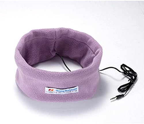 Tikamusic Sleeping Headphones Classic Sleep Headphones Sleeping Earphones Sleep Earbuds Bed Earphones Headband Earpods Helping Sleeping Headset (Lavender)