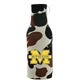 Michigan Wolverines Camo Bottle Coozie
