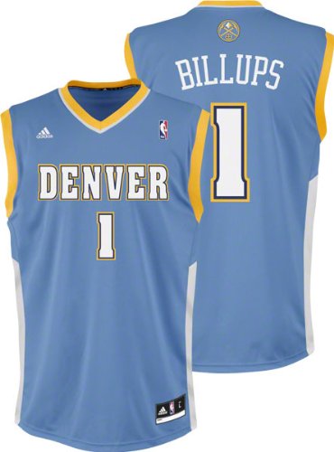 Chauncey Billups Light Blue Adidas Revolution 30 NBA Replica Denver Nuggets Youth Jersey