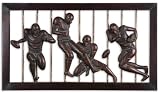 Vintage Football Hanging Wall Accent