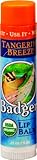 Badger Classic Lip Balm Stick - Tangerine Breeze