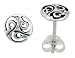Tiny 1/4 (7 mm) Sterling Silver Celtic Knot Stud Earrings
