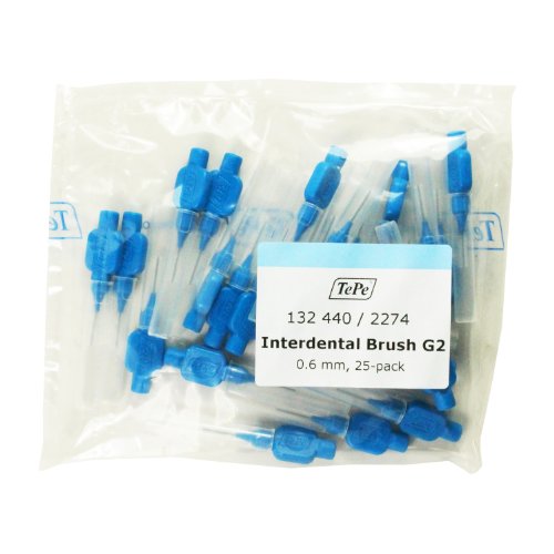 Tepe Blue Interdental Brush 0.6mm 25 Pack