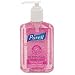 Office Products : ~:~ GO-JO INDUSTRIES ~:~ PURELL Spring Bloom Instant Hand Sanitizer, 8-oz. Pump Bottle, Pink
