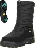 Vista Damen Winterstiefel Snowboots EISKRALLEN schwarz, Größe:39;Farbe:Schwarz