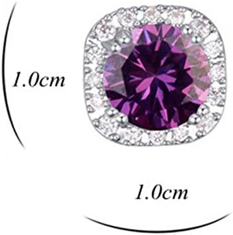 Round 101 Black Friday AAA Grade Zircon Necklace Princess Fantasy Earrings (C3)