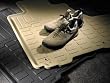 Honda CRV CR-V All Weather All Season Black Rubber Floor Mats - fits model years 2007 2008 2009 and 2010 - Complete set includes 2 front mats and 1 full width rear mat