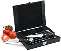 Pinzon 8-Piece Steak House Knife Set with Wooden Storage Box [Amazon Frustration-Free Packaging]