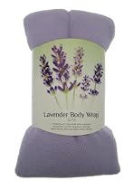 Lavender Body Wrap - Microwavable Wheat Bag - Lavender Fleece