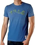 True Religion Jeans Mens TRLG Applique T-Shirt Cobalt Blue Size 3XL