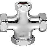 三栄水栓[SANEI] トイレ用品・ボールタップ ロータンク洗浄管 洗浄管連結異径クロス 【H80-44-16X19X19X25】