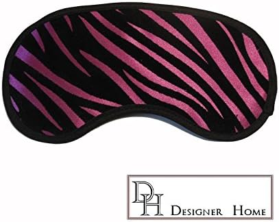 Modern Teen Bedding Girls Kids Reversible Polka Dot and Stripes Comforter Set Pink Purple Turquoise Black  Perfect for Home or Dorm. Includes Bonus Sleep Mask From Designer Home.