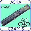 Billiard Pool Cue Case 2x4 Combo