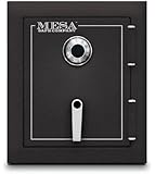 Mesa Safe MBF1512C All Steel Burglary and Fire Safe with Combination Lock, 1.7-Cubic Feet, Hammered Grey