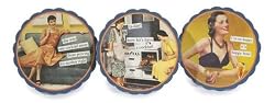 Mother Right / Ta-daa! / Happy Hour Coaster Set by anne taintor