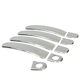 Chrome Side Door Handle Cover Trims for VW Passat Jetta Bora Lupo Golf Polo & Audi TT A2 & Skoda Superb Octavia & Seat Altea Arosa Cordoba Vario Ibiza Leon Toledo