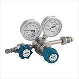 HG 0 - 30 PSI Delivery Single Stage High-Purity Stainless Steel Pressure Line Regulator With 4000 PSI Maximum Rated Inlet Pressure And Threadless, CGA-540