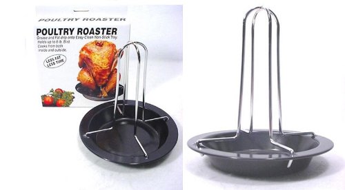 Omniware Vertical Poultry Roaster- 8″ Chicken Broiler Wire Rack