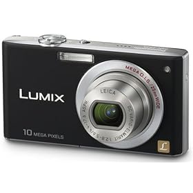 Panasonic - Lumix DMC-FX35 - Appareil photo num�rique - 10 m�gapixels - grand angle 25 mm - zoom 4x - stabilis� - sortie vid�o HD - Noir
