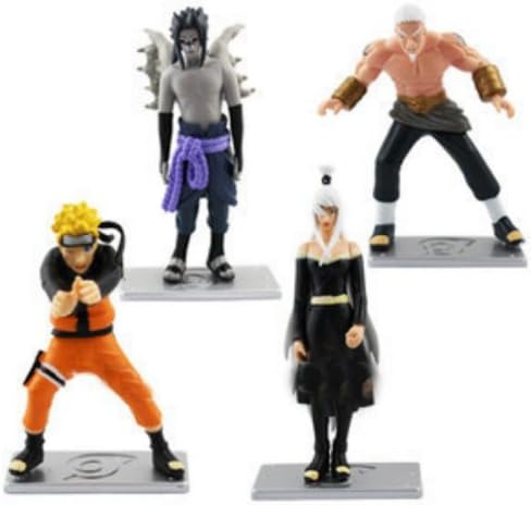 Japanese Anime Naruto Uzumaki SASUKE10 12cm PVC Doll Action Figure For Christmas Gift