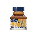 UPC 094376907247 product image for Winsor & Newton Calligraphy Ink Bottle, 30ml, Yellow Ochre | upcitemdb.com