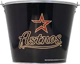 Houston Astros Metal Bucket