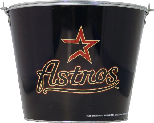 Houston Astros Metal Bucket