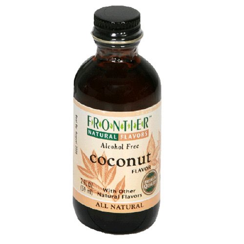 Frontier Coconut Flavoring, 2-Ounce Jar (Pack of 4) by Frontier