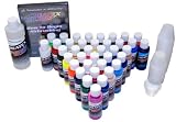 CREATEX AIRBRUSH PAINT MASTER COLOR SET with 36 COLORS