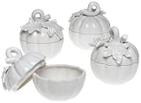 Oneida Chateau Harvest Covered Pumpkin Bowls, Set of 4