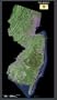 New Jersey from space satellite map / print poster / photo: 23" x 40" Glossy