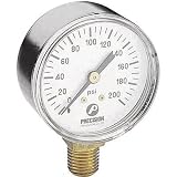 Northern Industrial Tools Air Pressure Gauge - 1/4in. Inlet, 200 PSI