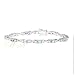STUDIO 925: *HUGS & KISSES BLUE TOPAZ CZ BRACELET*
