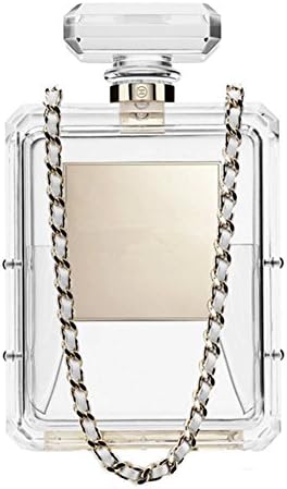 Generic Perfume Bottle Telephone Case Protective Cover with Chain for iPhone 6 Plus Color White