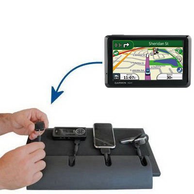 Gomadic Universal Charging Station for the Garmin Nuvi 1310 and many other mobile devices - uses Gomadic TipExchange Technology - 4 tips included