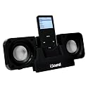 DreamGear i.Sound 2x Plus Foldable Speaker System for iPod and MP3 Players (Black)