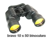 10 x 50 Bravo High Quality Binoculars Coated Lenses, Carry Case
