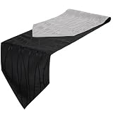 SONATA TABLE RUNNER BLACK/SILVER