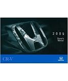 2005 HONDA CR-V Owners Manual User Guide