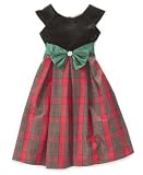 Charter Club Girls Velvet & Taffeta Dress